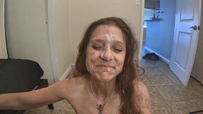 Raw, Insatiable Granny Receives Furious Penetration, Then Loathes Her Cum-Covered Face.