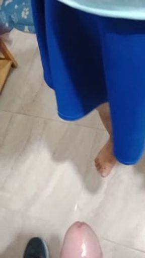 Andrea pays me for my degree with a blowjob.