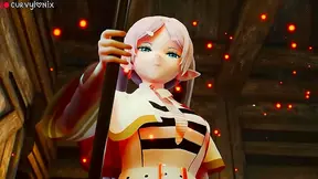 3D Elf Boobs Expand With Magic Spells In New Gen RPG Hentai Animations