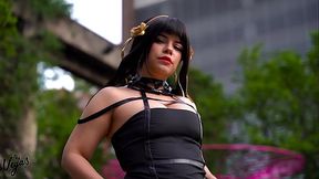 Yor Forger bent my will by fucking my brains out! - Selena Vega