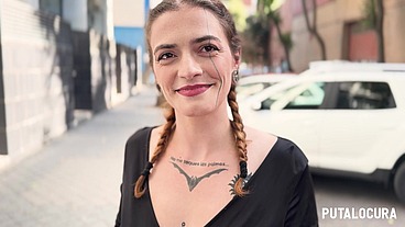 PutaLocura - Pillada y creampie muy guarro a la tatuada española Malafalda