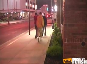 Old and young guys pickup dudes and suck their cocks in the hotel room