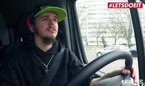 BumsBus - Kitty Core Big Tits German MILF Risky Public Fuck In The Backseat - LETSDOEIT