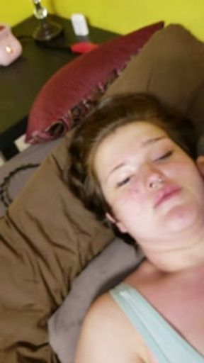 It's baby making time! Kris wants to be pregnant so I cum inside her creamy hairy pussy. Pt2