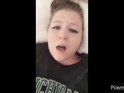 Fully clothed masturbating with ORGASAM