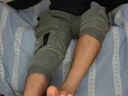 My first Verbal Footjob! I make you cum with my soft and meaty feet after you get home from work