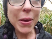 Halloween Week! A Naughty Flash In The Corn Maze