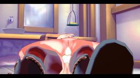 Genshin Impact Hentai - Kazuha X Kuki Shinobu Blowjob and Fucked with Creampie - Japanese Asian Manga Anime Game Porn