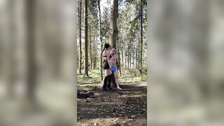 Audrey and Sub into the Woods