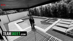 Unscripted brunette Millie Morgan gives a wild hookup with Donnie Rock caught