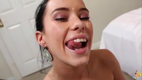 Tiny Megan Rain loves making the big ones explode!