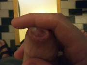 Cumshot on mirror