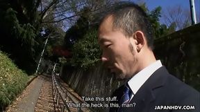 Asian babe fingered and fondled after the time machine still