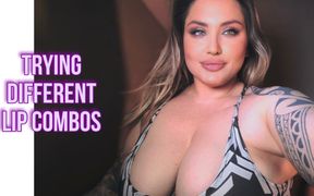Lipsticks Try on