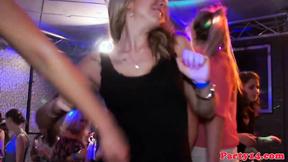 ”Party hottie stuffing her beaver with her necklace”