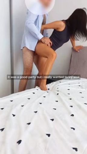 picked up a random guy from the party because i wanted to try anal