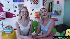 ALL ANAL Chloe Cherry and Adira Allure'_s anal tag team