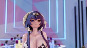 Candace from Genshin Impact Gets Animated in Sexy Hentai MMD Scene