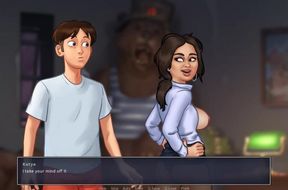 [Gameplay] SUMMERTIME SAGA V02016 Part 331 Sexy Russian Chick Bent On A Desk By Mi...