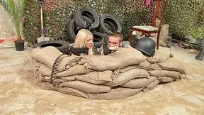 Beautiful gals get screwed hard during war time