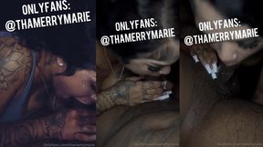 Merry Marie enthralls with ebony allure in passionate intimate act