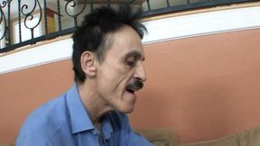 She screams with the old cock inside