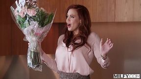 Redhead devil MILF Maitland Ward gets her anal licked and broke by Dan Damage