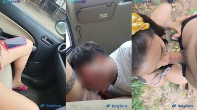 Bam took me for a drive, but her hand grabbed my penis, and then she licked and sucked it repeatedly It felt amazing