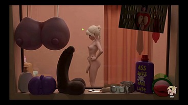 Mommys Quest [ FUTA SEX games PornPlay ] Ep.4 futanari voyeur caught jerking off in the changing room
