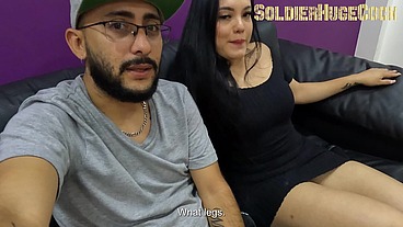 She came for a job interview, but the slut came without panties ready to give me a good test blowjob!