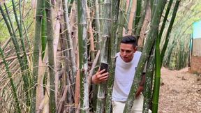 ANAL SEX IN THE WOODS: Kitty DJ's GIANT ASS has no limits outdoors