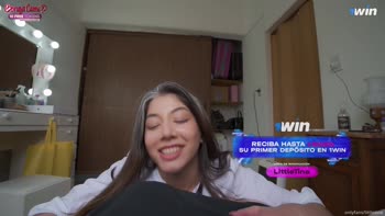 Little Tina - Tina Teases Me with Her Big Cock Anal Fantasies