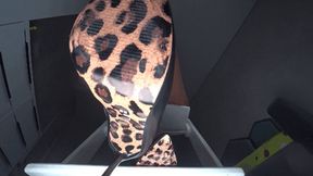 Jerk off to the sound of leather gloves and the dangling of a giantess c