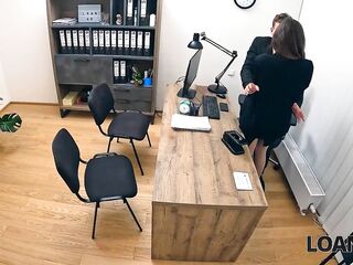 LOAN4K. I love this indecent office game. Sexy sex with Sakura Hell