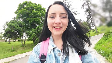 Eva Brooks is Cum slut who expose her self in Public
