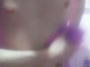 Trans Shower at a friends - butt plug - video request