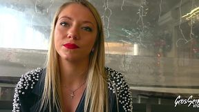 Blonde slut Ashley craves a hard cock inside her