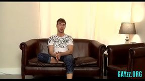 Homosexual fellow masturbates insanely