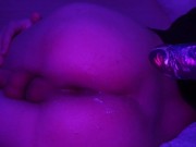 Silly boy falls for big knotted dildo,while dreaming of a real man