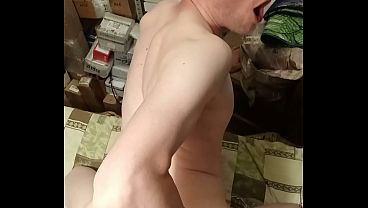 LanaTuls aka Sergay Fag - Dildo Riding Anal Fucking in Bed. Хочешь меня выебать - пиши в тг MoscowFaggot
