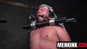 Gagged Grayson Frost bound and dominated by kinky Alex Killian
