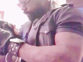 Interracial Muscle SADOMASOCHISM Nippleplay Ass drilling Stroke