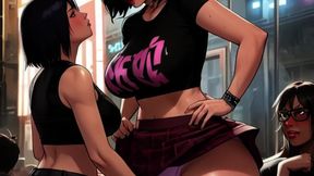 Spicy Toons: Tifa in a Mosh Pit, the Full Movie