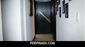 PervFamXX -  Stepmom Kourtney Kai is horny and craving some good dick so she have one more fuck with her stepso