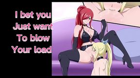 Futa Mistress Erza Scarlet Joi (Cei, CBT, Joi)  Ruined Orgasm