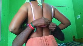 ammu remove the saree and blouse showing boobs sex with boy friend