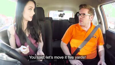Alessa Savage begs for my full load inside her tight pussy - Fake Driving School