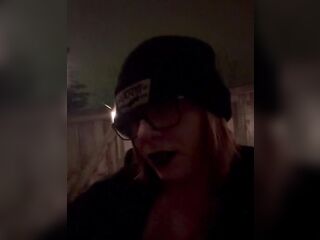 Punk sissy femboy smokin' fetish