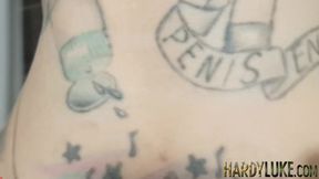 Slutty Demona Dragon sucks and makes Harly Luke cum at work