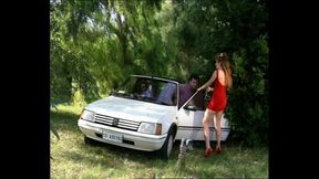 Bedroom Threesome and Outdoor Interracial Orgy